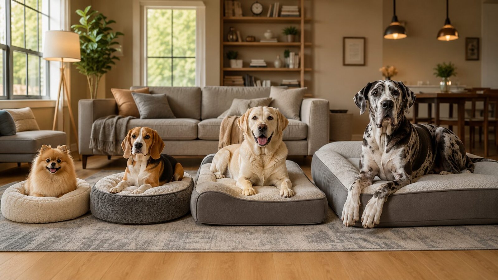 Guide to choosing the best dog bed for every dog breed and age