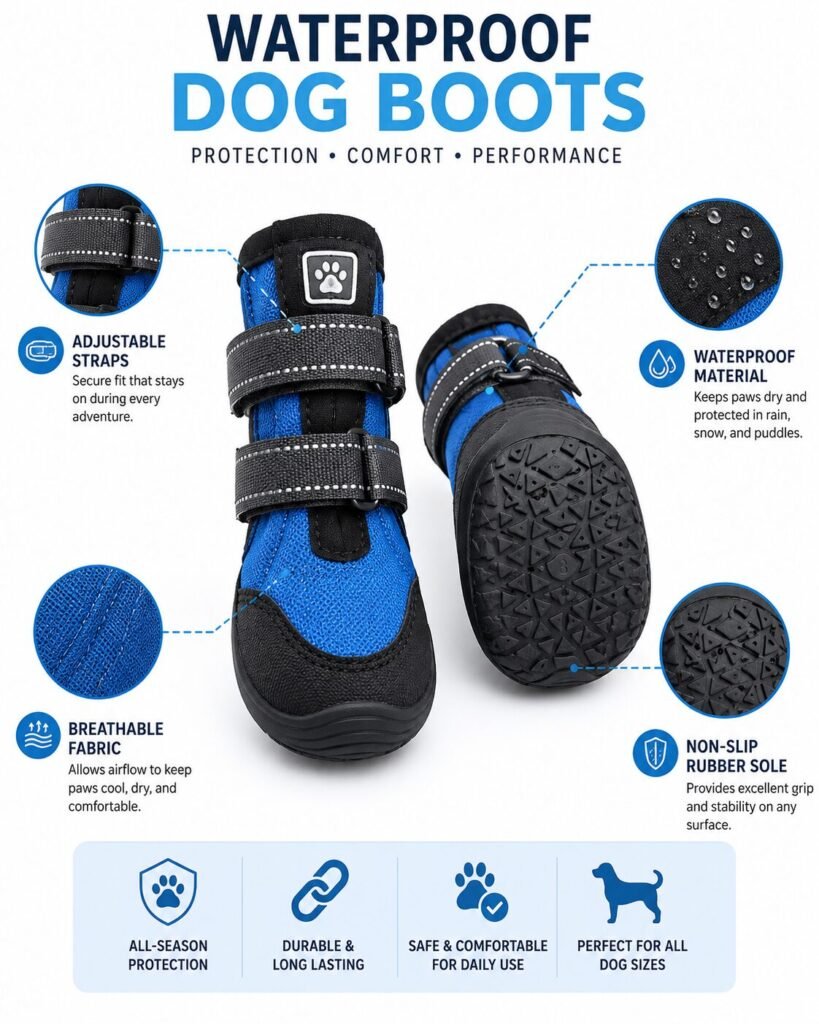 Important features to look for when buying waterproof dog boots